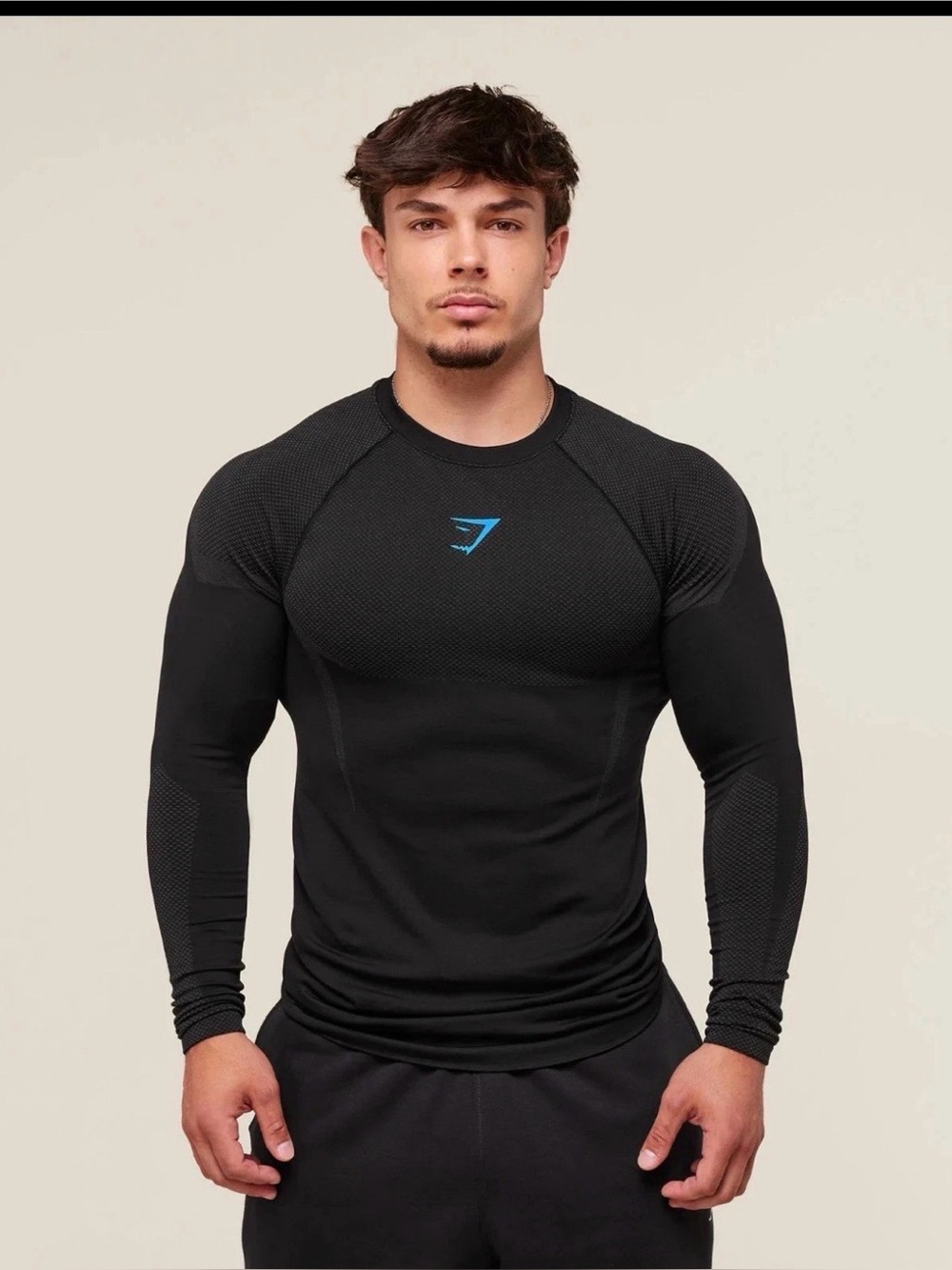 GYMSHARK ONYX 5.0 SEAMLESS LONG SLEEVE T-SHIRT